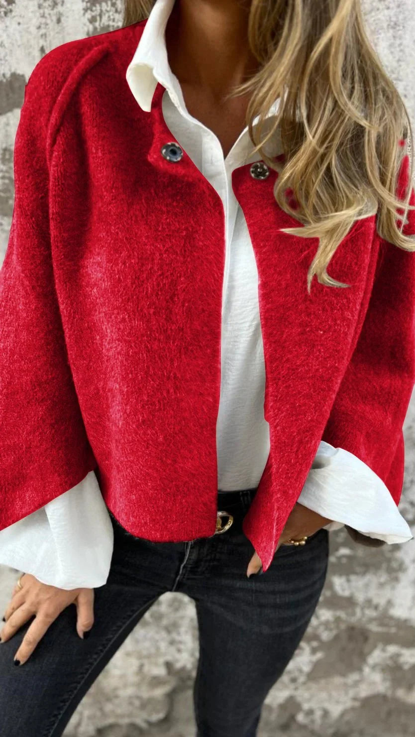 Florence | Women's Elegant Long Sleeved Wool Coat