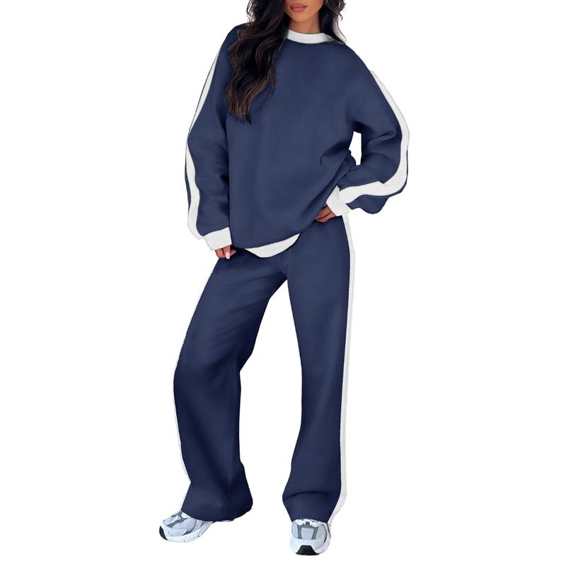 Sandi | Comfortable 2-Piece Lounge Set Sweatshirt & Straight Leg Pants