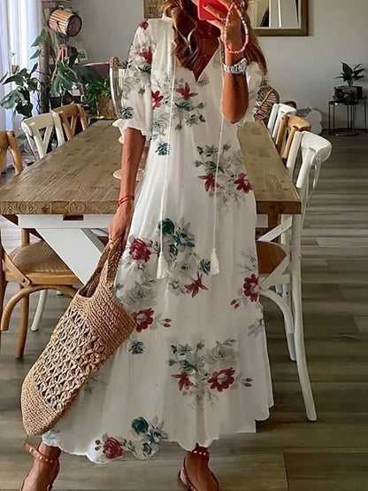 Luna | Effortless Boho Tummy Coverage Dress