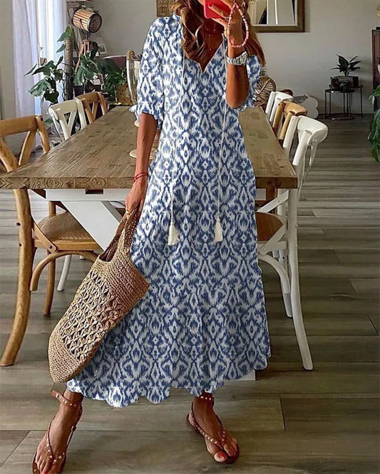 Luna | Effortless Boho Tummy Coverage Dress