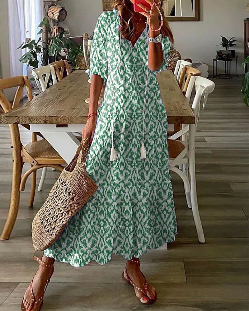Luna | Effortless Boho Tummy Coverage Dress