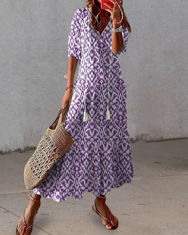 Luna | Effortless Boho Tummy Coverage Dress
