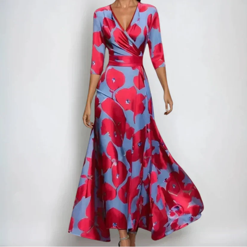 Emily | Luxury Floral  Maxi Dress