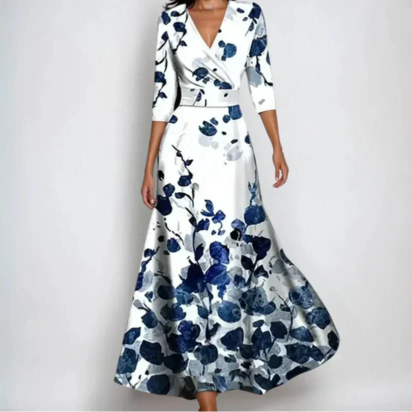 Emily | Luxury Floral  Maxi Dress