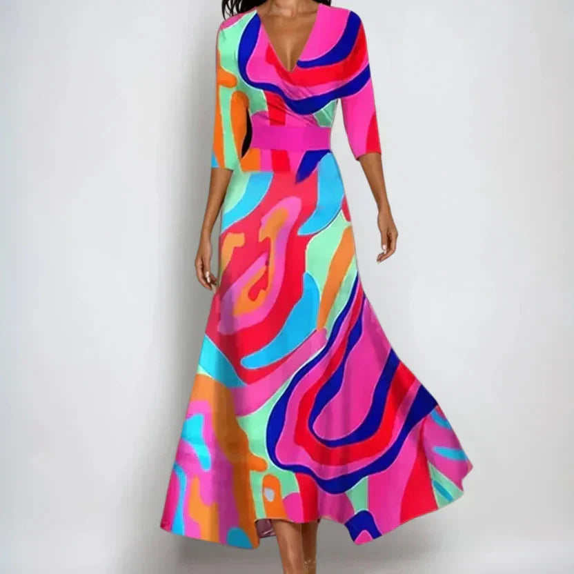Emily | Luxury Floral  Maxi Dress