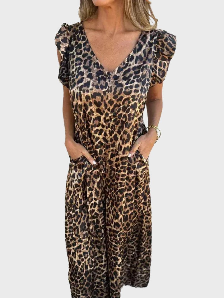 Cassandra | Trendy V-Neck Jumpsuit