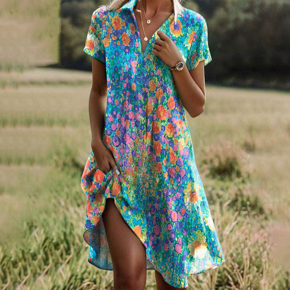 Evelyn | Flattering and Comfortable Spring Dress