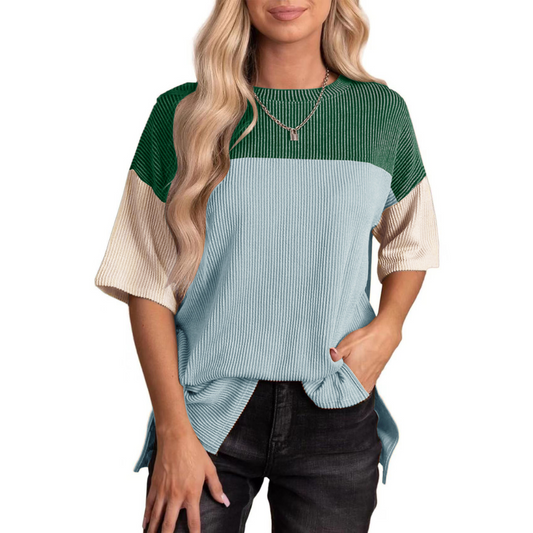 Monica | Casual Loose Fit Striped Summer Top