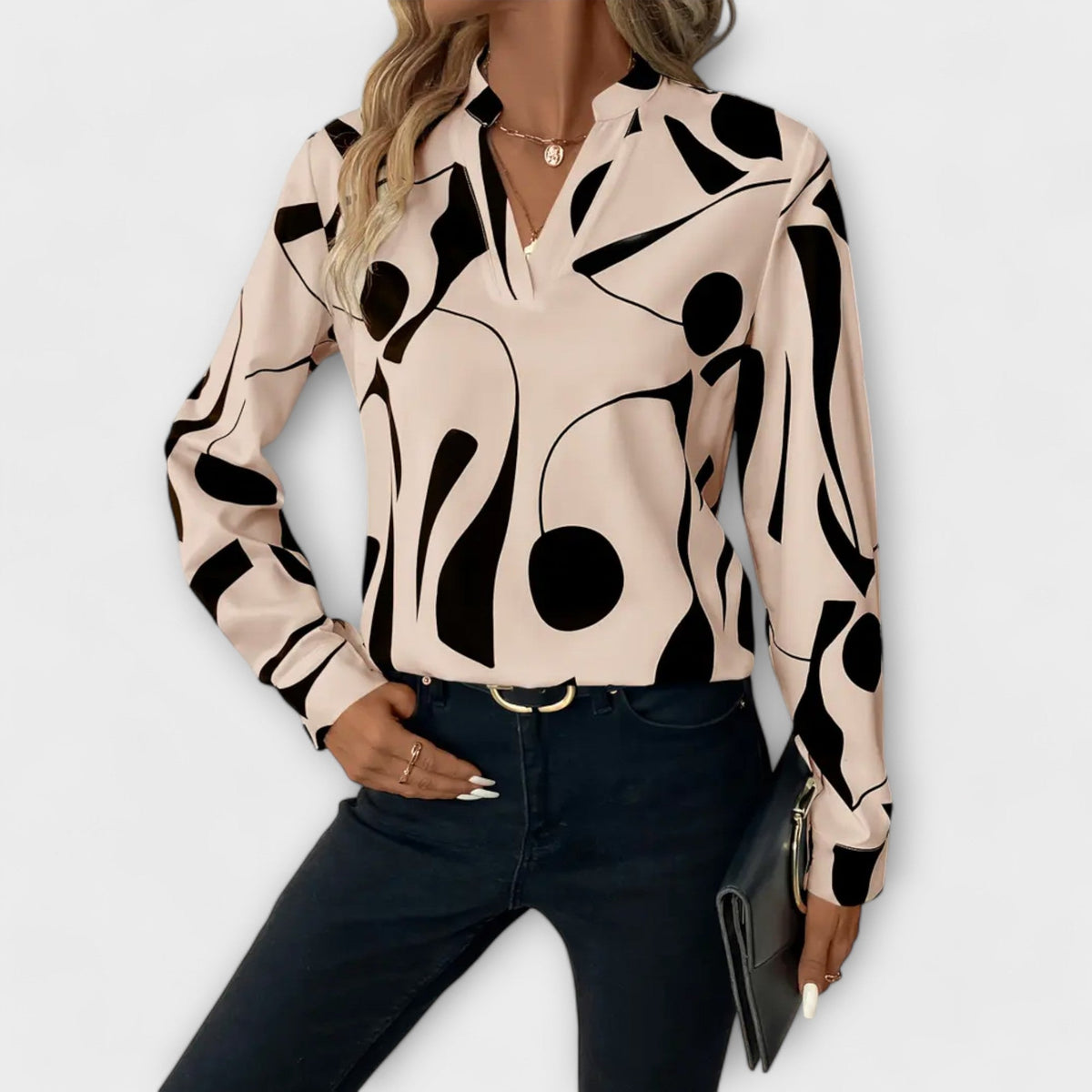 Lara Elegant Blouse With Design