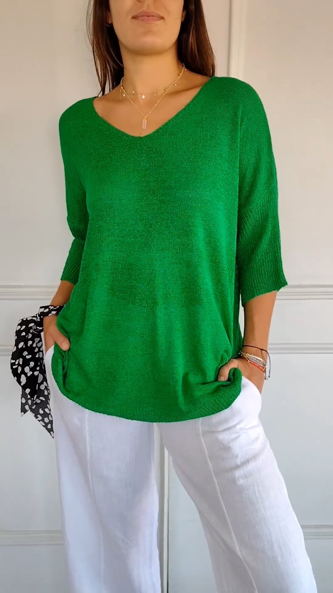 Lauren |  Casual V-Neck Top