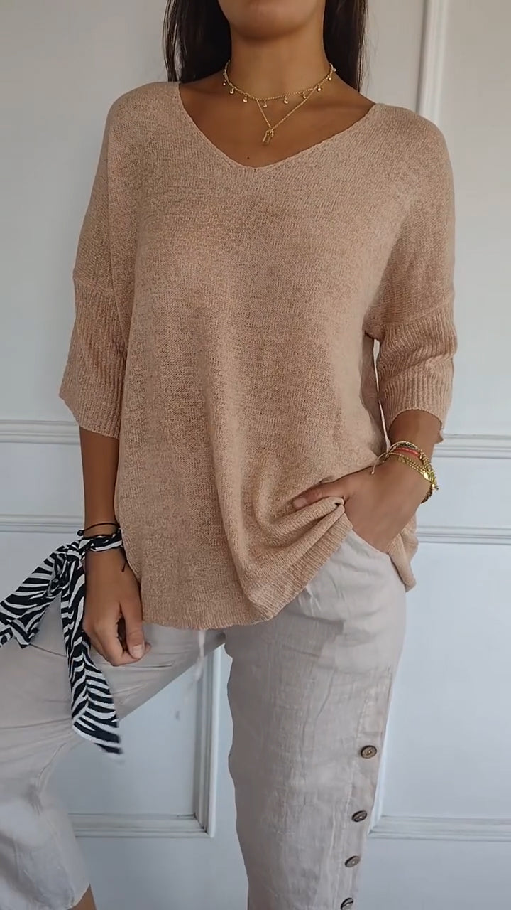 Lauren |  Casual V-Neck Top