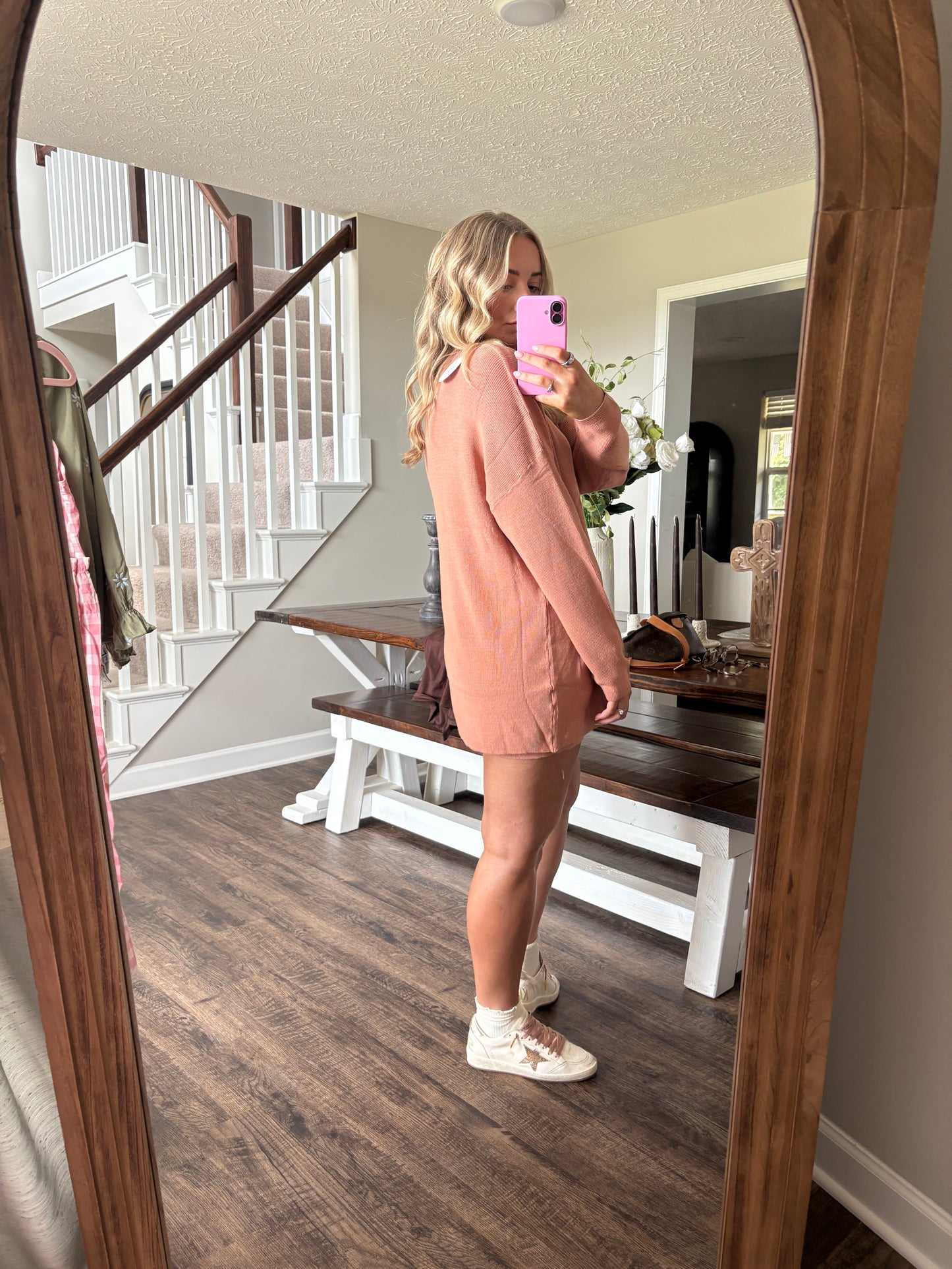 Tan Sweater Set