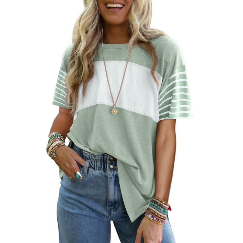 Darlene | Everyday Breathable Stripe Crewneck