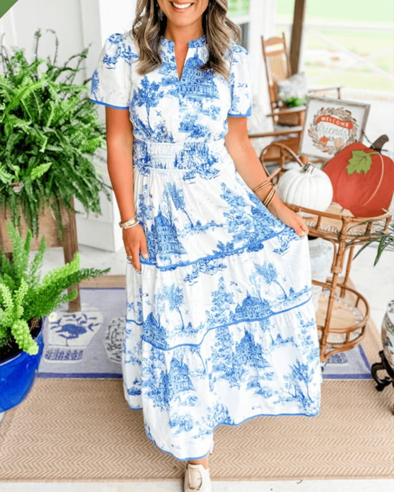 Jireh | Printed Maxi Dress