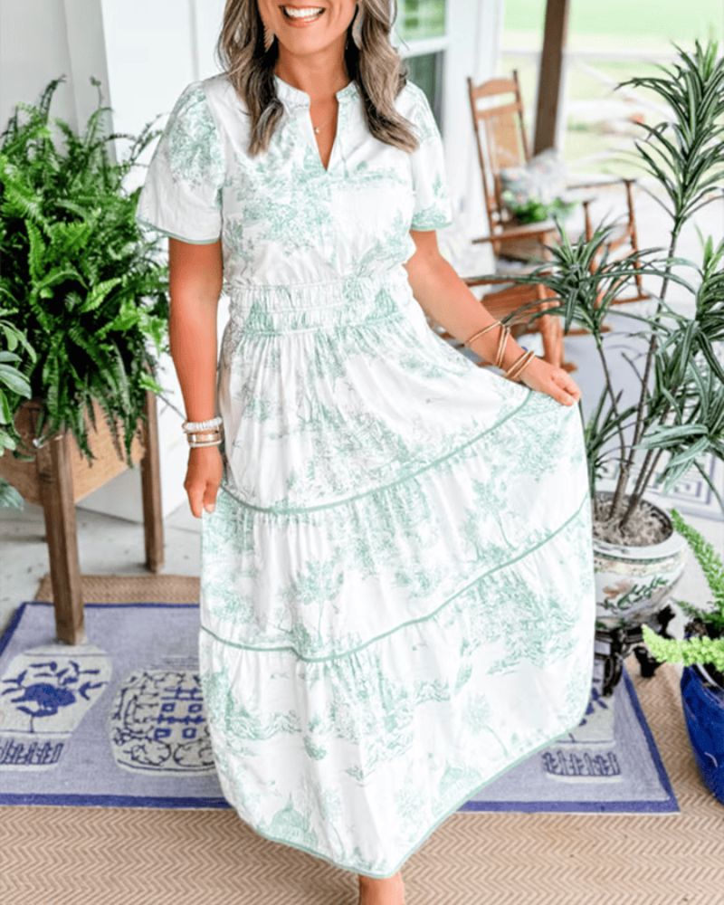Jireh | Printed Maxi Dress