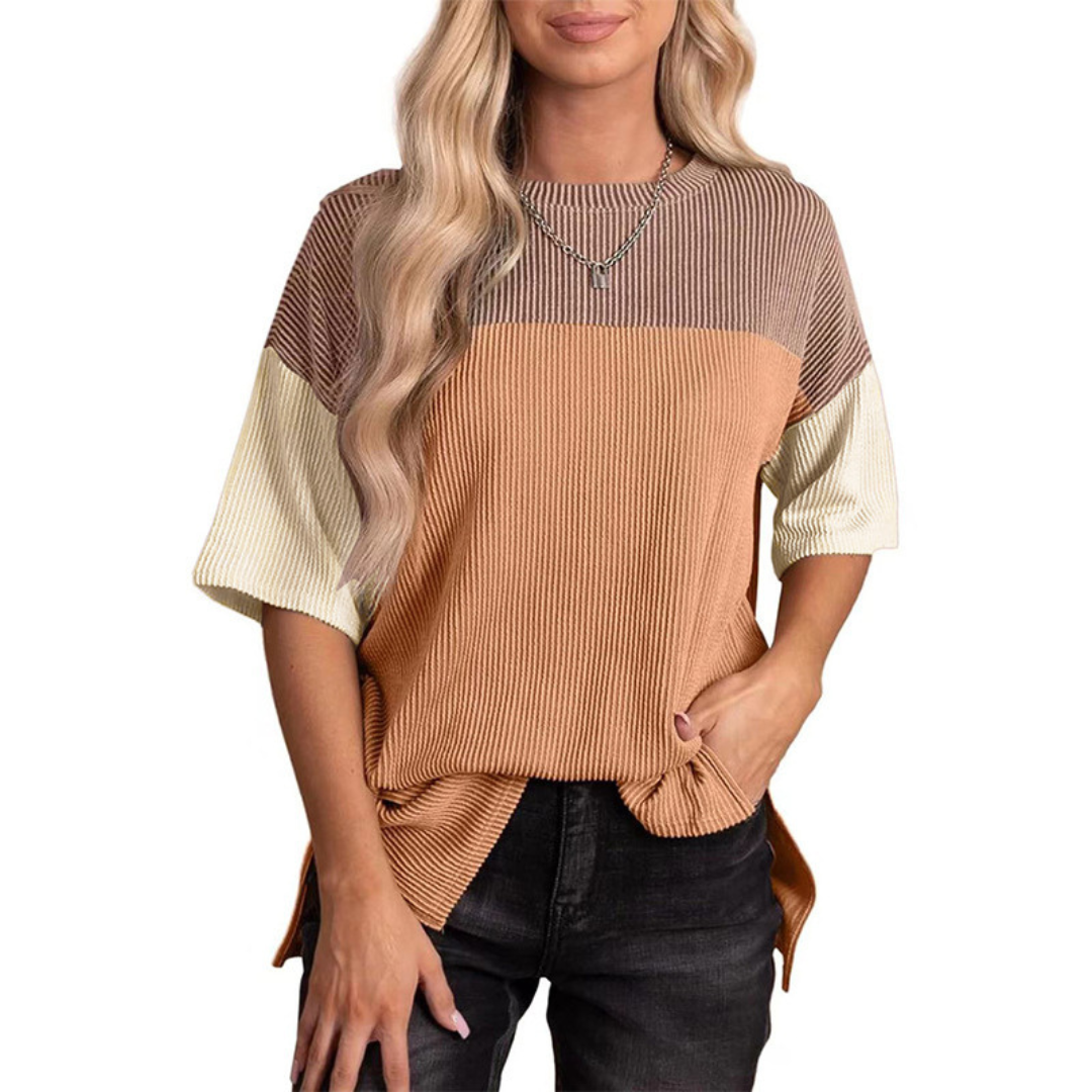 Monica | Casual Loose Fit Striped Summer Top