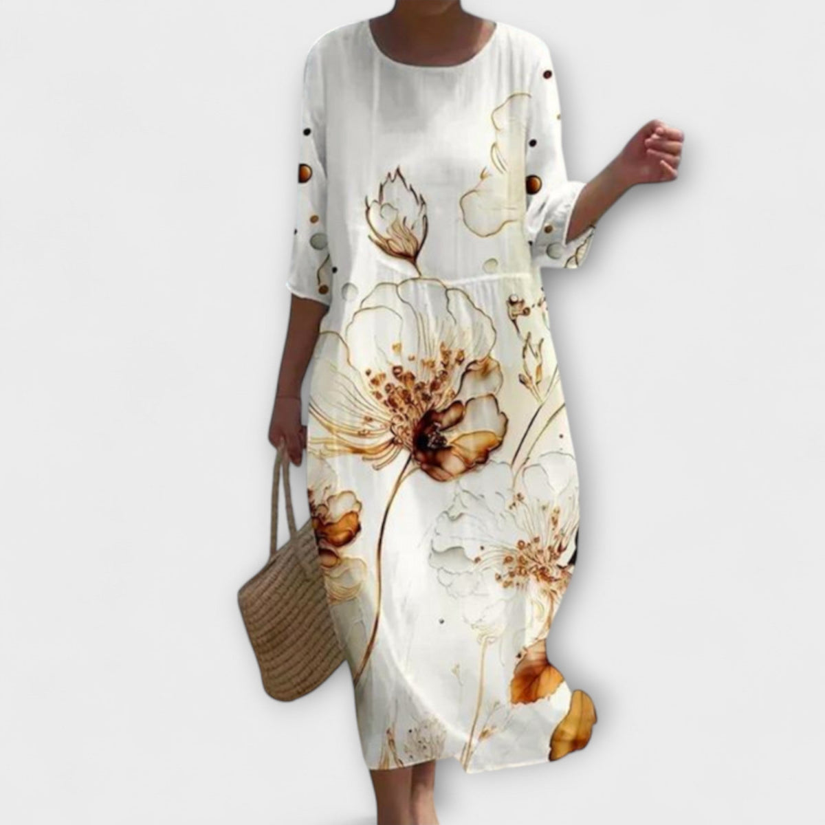 Marlene | Elegant Floral Maxi Dress