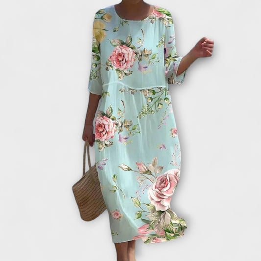 Marlene | Elegant Floral Maxi Dress