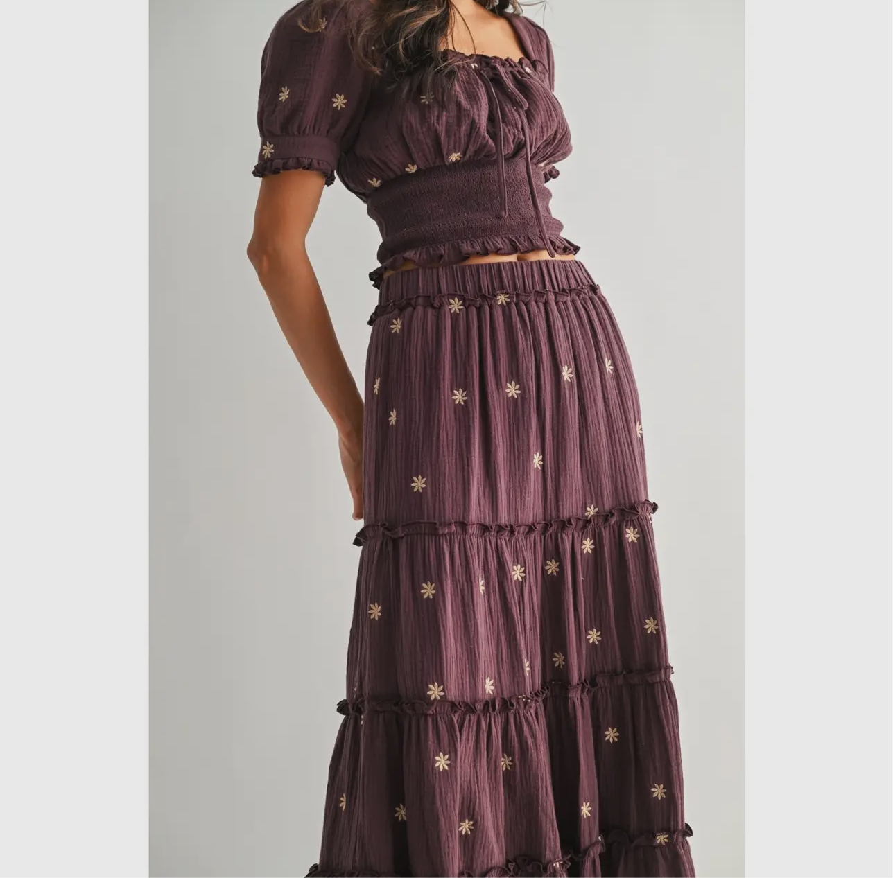 Floral 2 piece Maxi Set