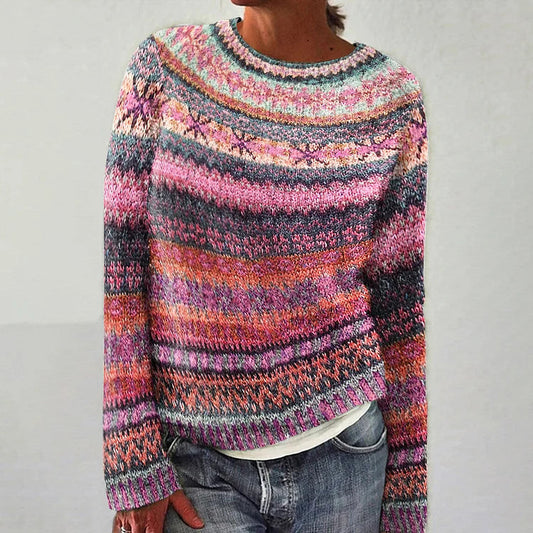 Harper | Vibrant Fair isle Sweater