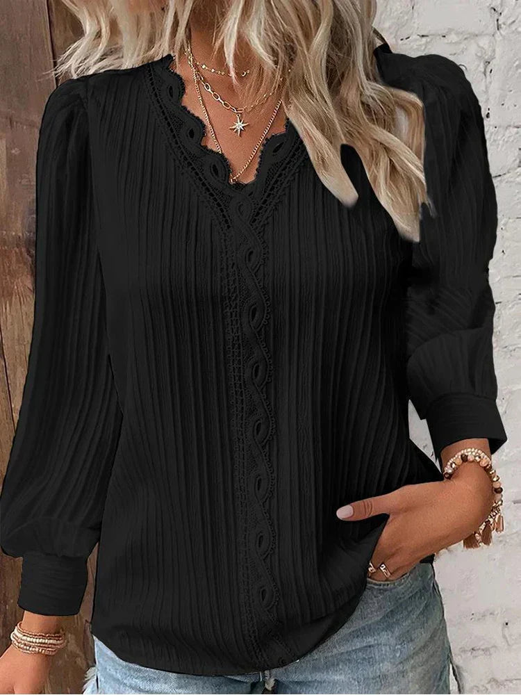Valerie | Classic Pleated Top