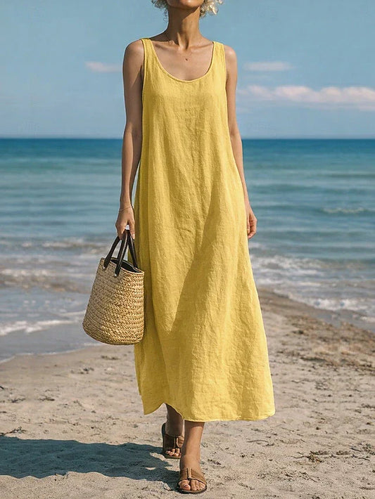 Agnes | Sleeveless Midi Dress