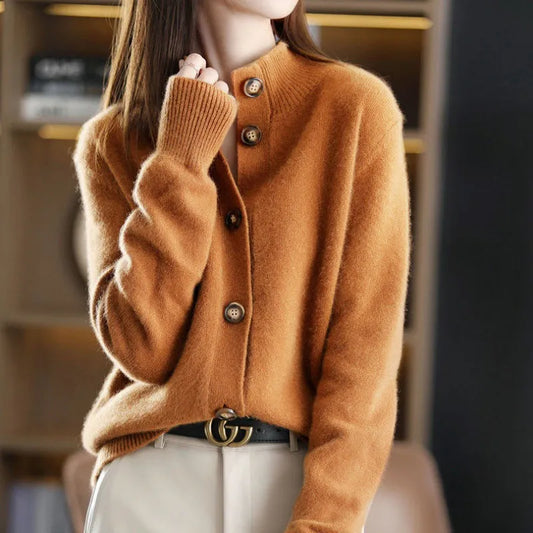 Elara | Luxe Buttoned Sweater