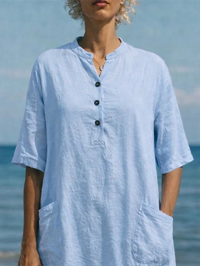 Mabel | Relaxed Pocket Midi Dress