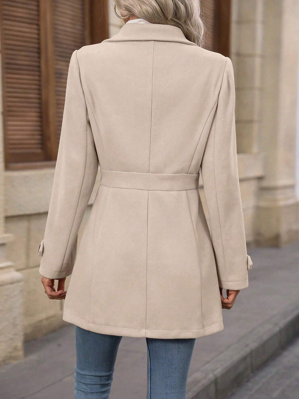 Mae | Women’s Tailored Trench Coat with Belt