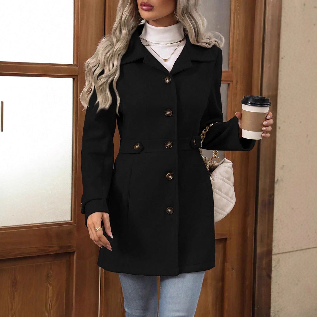 Mae | Women’s Tailored Trench Coat with Belt