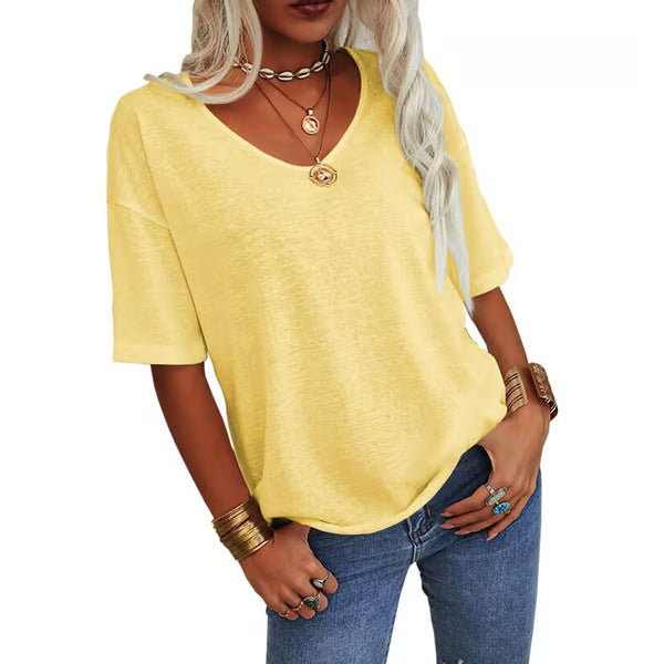 Krisanta | Loose Lightweight Minimalist T-Shirt