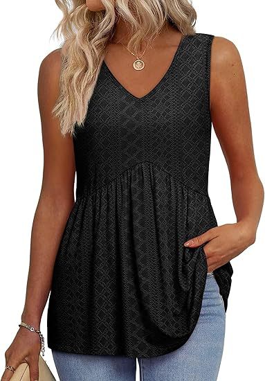 Eliora | Effortless Flowy Sleeveless Tank Top