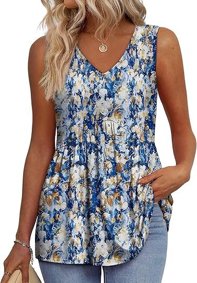 Eliora | Effortless Flowy Sleeveless Tank Top