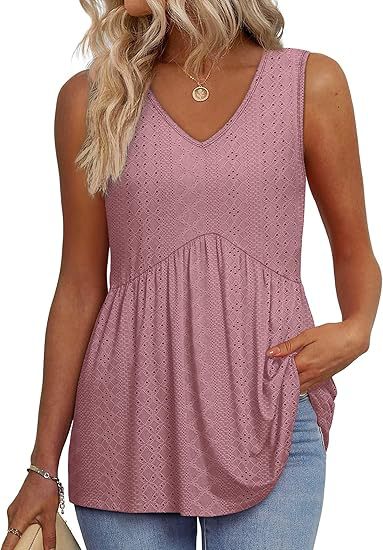 Eliora | Effortless Flowy Sleeveless Tank Top