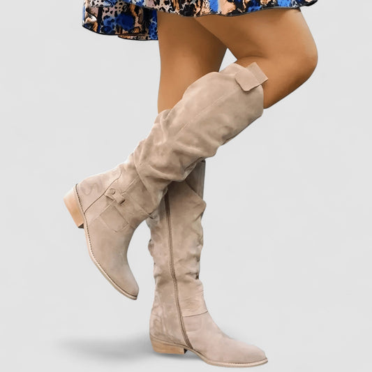 Stella | Women’s Suede Knee-High Boots