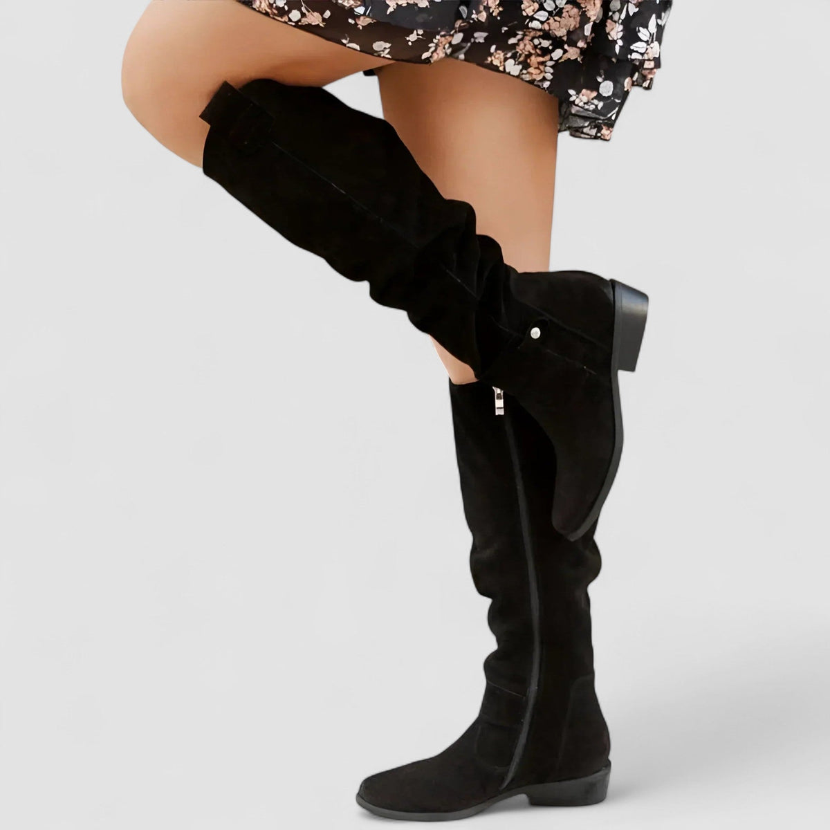 Stella | Women’s Suede Knee-High Boots