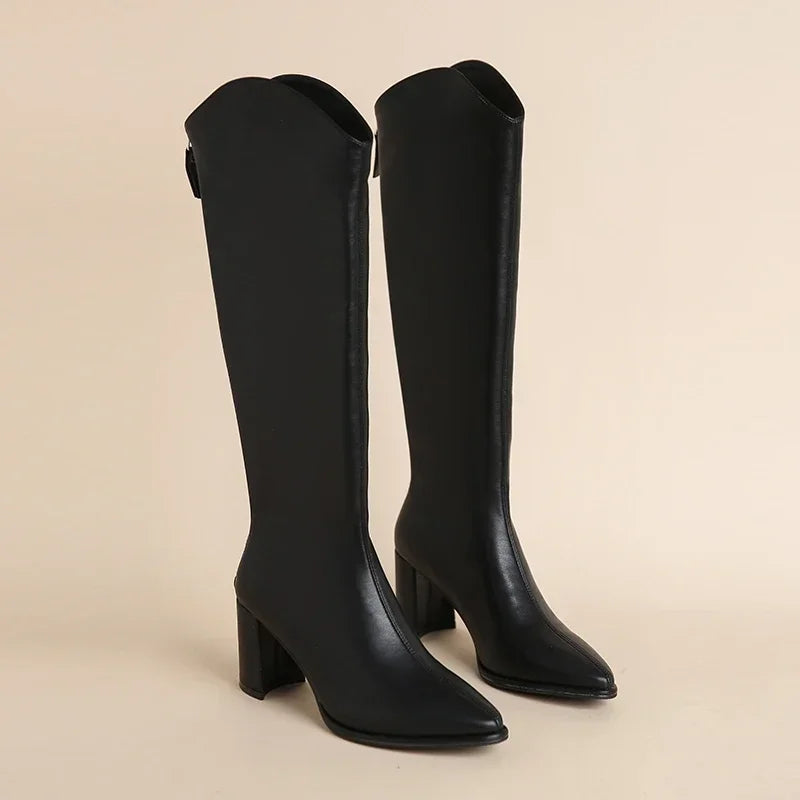 Valeria | Luxe Longline Boots