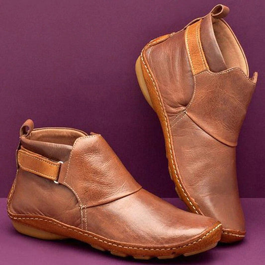 Amelia | Women's Autumn Ankle Boots with Side Strap Detail