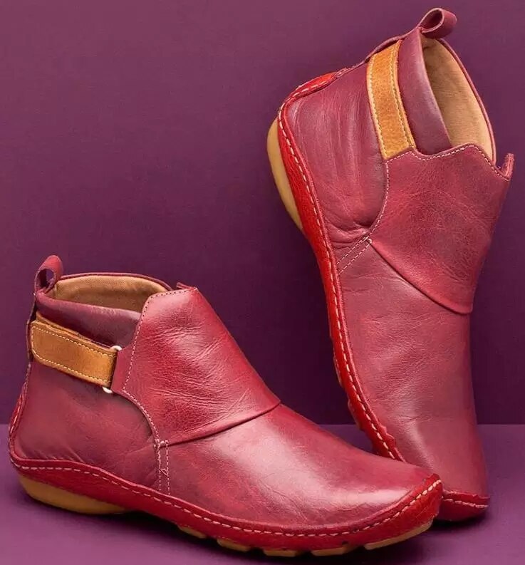 Amelia | Women's Autumn Ankle Boots with Side Strap Detail