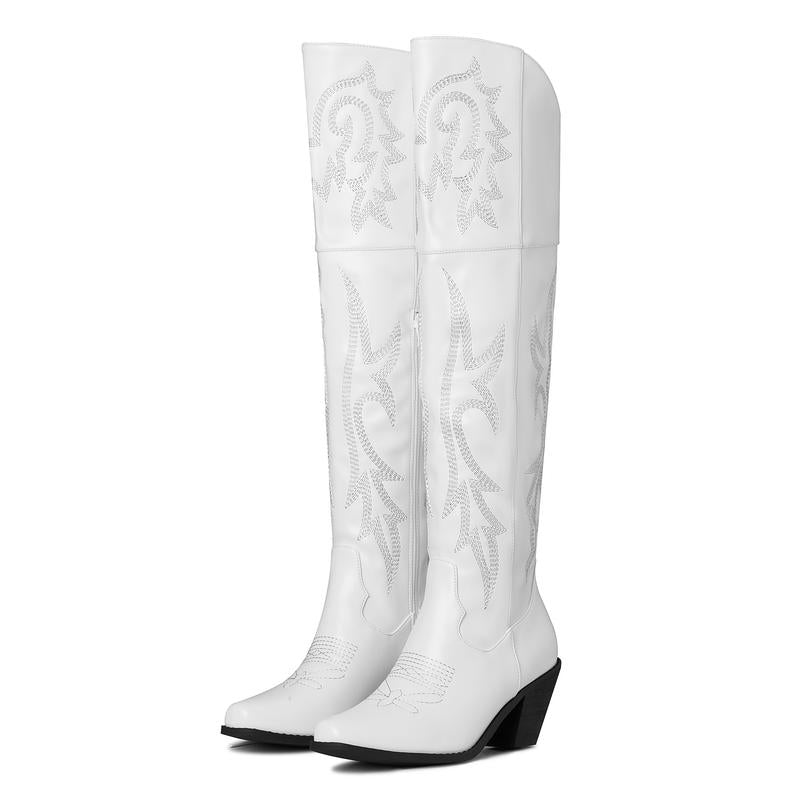 Cheyenne  Classic Over-the-Knee Cowboy Boots