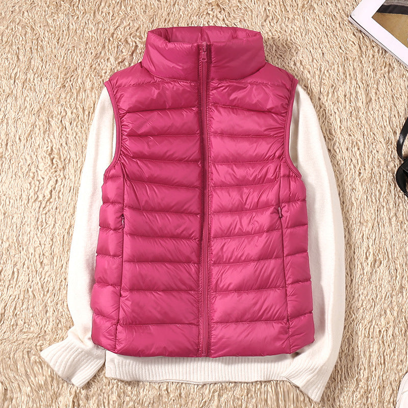 Amira | Lightweight Puffer Vest with Pleated Design