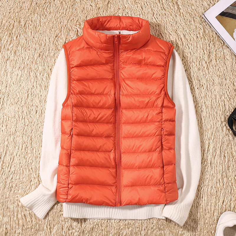 Amira | Lightweight Puffer Vest with Pleated Design