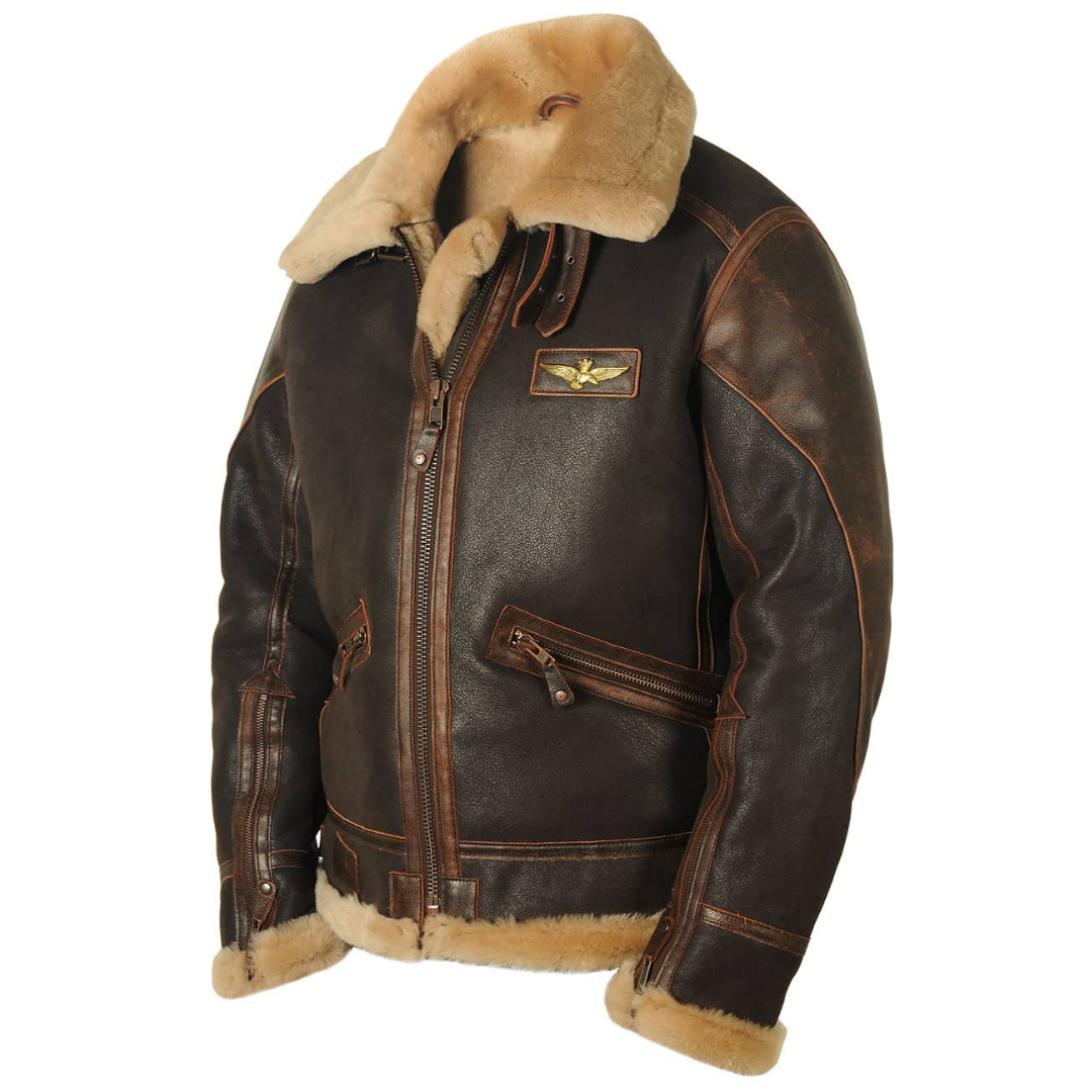 Andre | Classic Shearling Pilot Jacket
