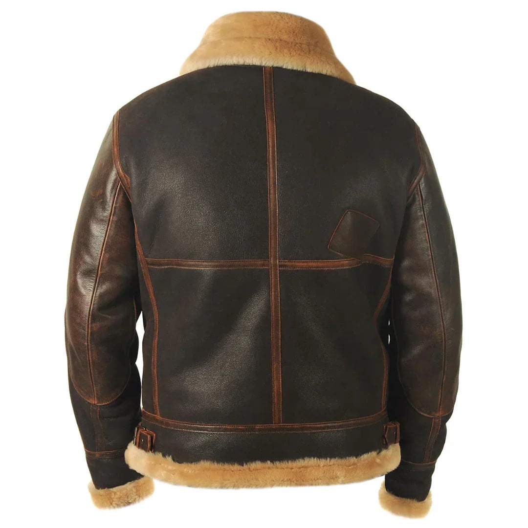 Andre | Classic Shearling Pilot Jacket