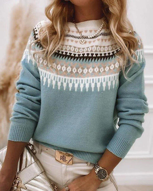 Avery | Fair Isle Knit Sweater