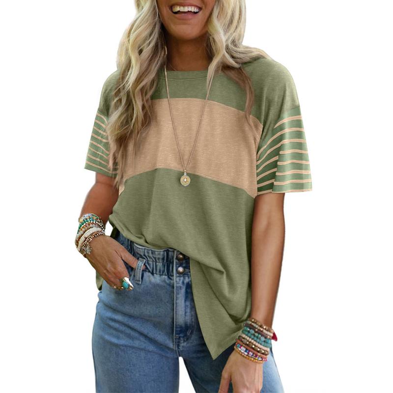 Darlene | Everyday Breathable Stripe Crewneck