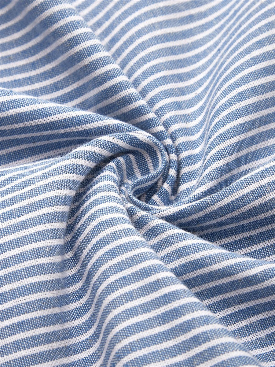 Sofia | Striped Midi Dress – Effortless Comfort, Everyday Confidence