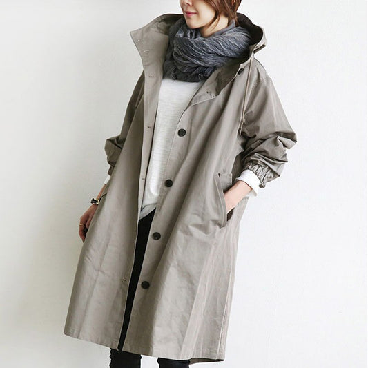 Eva | Women’s Hooded Trench Coat