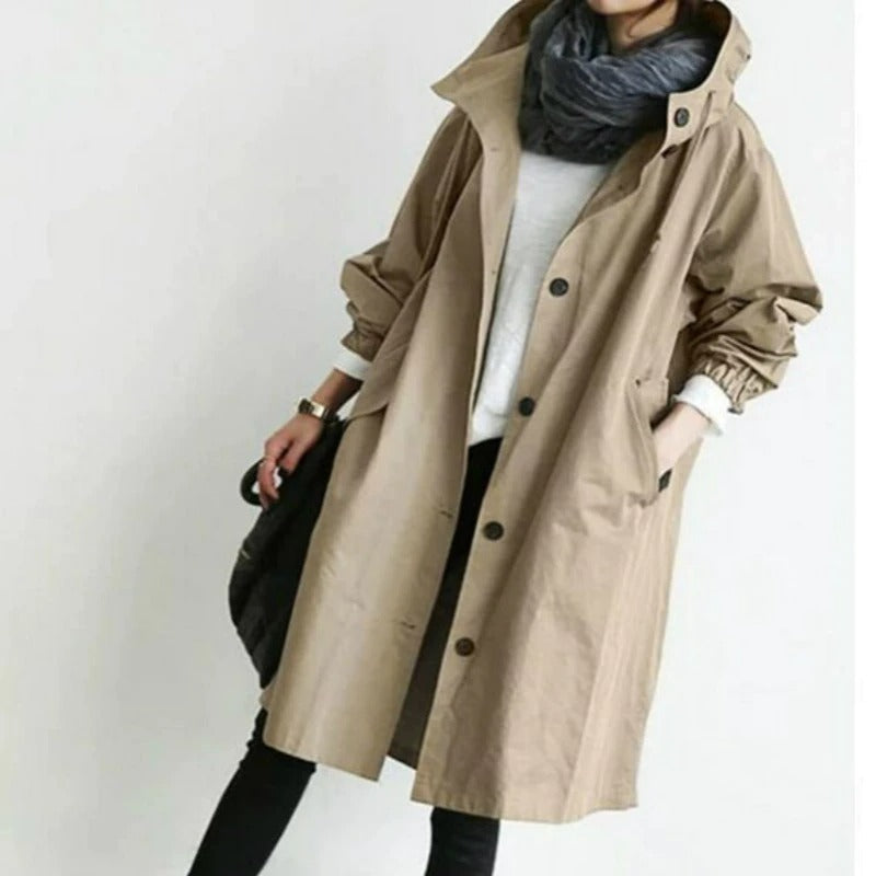 Eva | Women’s Hooded Trench Coat