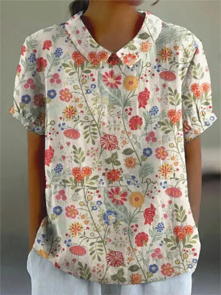 Marlene | Vintage Print Shirt